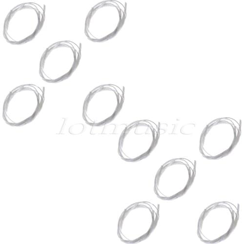 10 Pcs Guitar Binding Purfling Strips Celluloid Guitar Parts Accessories for Luthier Supplies 5 Feet 10mm