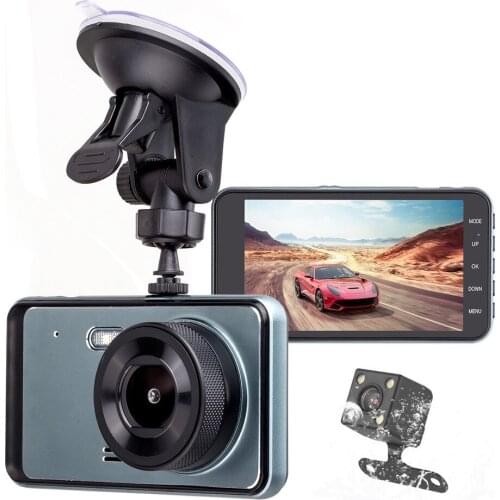2.5D 4 Inch IPS Sensitive Touch Screen 1080P Full HD Car DVR Dashcam 170 Degree Loop Recording Camera With Parking Monitoring