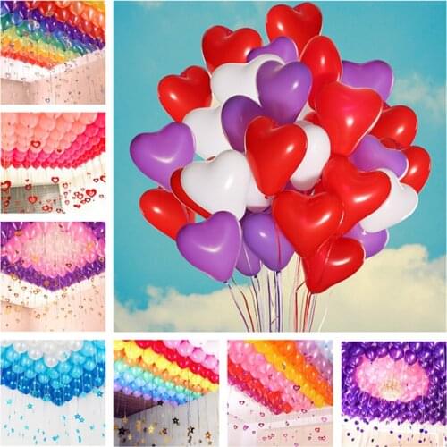 5pcs Heart Latex Balloons Birthday Party Decorations Ball Baby Shower Boy Wedding Balloon Sweet 16 Party Decoration Balloon Arch