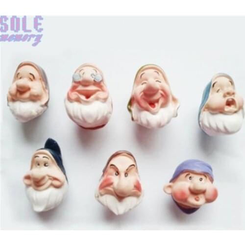 7pcs Cartoon Resin Door Knobs Cupboard Drawer Pull Kitchen Cabinet Wardrobe Handles Kids Room Hardware