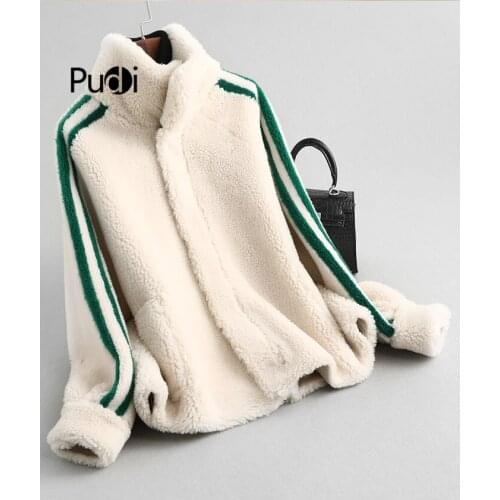 Aorice women winter real wool fur over size parka warm jacket fur girl coat lady short jacket over size parka A59360