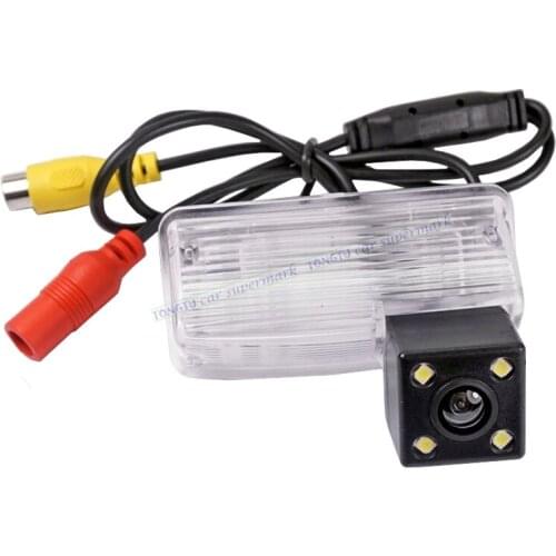 Wireless Wire 4LED CCD Car Rear View Reversing Backup Camera For Toyota Reiz/Mark X/AVANZA 2010 2013 2015