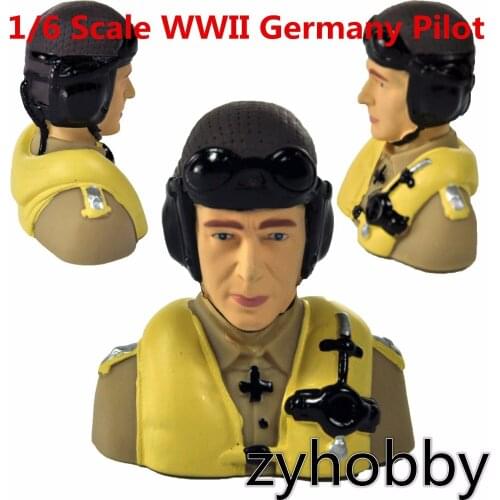 Miracle Hobby Accessories 1/6 Scale WWII Germany Pilot RC Airplane Aircraft Toy
