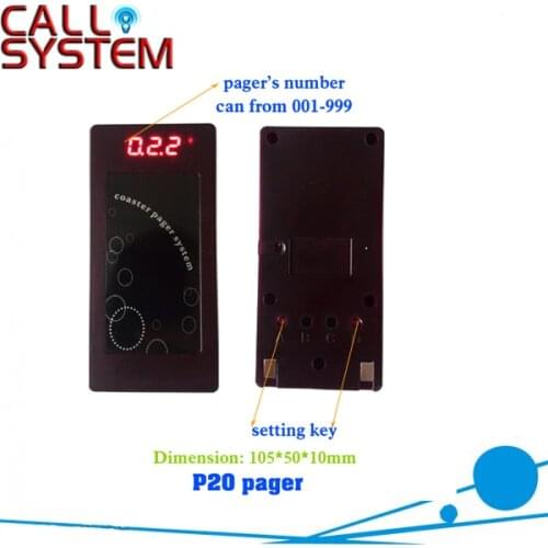 Electronic guest paging buzzer system for KFC, 4S shop, restaurant K-P20