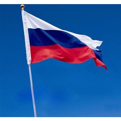 90*150cm Russia Flag Banner Handmade Party Bar RU ES USA Stripe Pennant Home Party Decoration Supplies CPE01