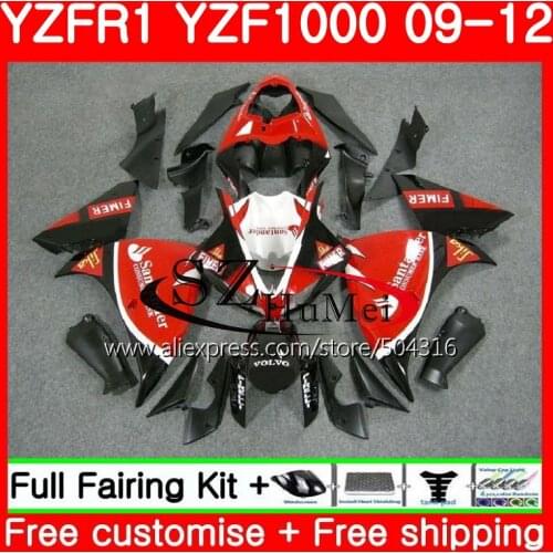 Body For YAMAHA YZF-R1 YZF1000 R 1 YZF-1000 77SH9 YZF 1000 YZFR1 09 10 11 12 YZF R1 2009 2010 2011 2012 Fairings TOP Santander