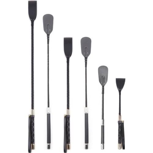 Leather Short Sex Whip Bondage Equipment Fetish SM Spanking Paddle BDSM Femdom Sex Toys for Couples Adult Games