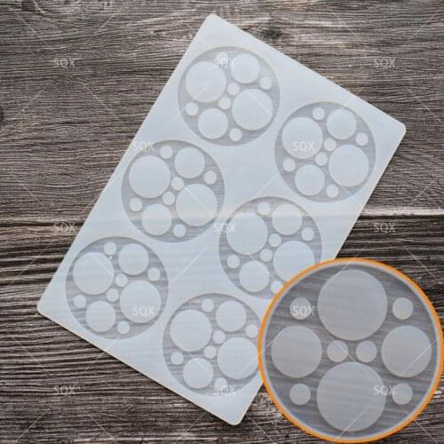 Circle Shape Silicone Chocolate Mold Bakeware Birthday Cake Cookie Decorating Tools Chocolate Mould SA16