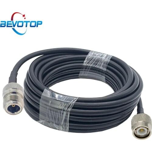 N Type Female Jack to TNC Male Plug RF Adapter Cable RG58 RF Coaxial Cable Pigtail Extension Cord Jumper 15CM 50CM 1M 2M 5M