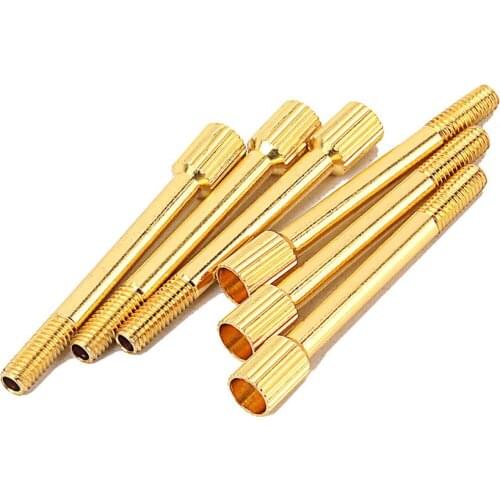 New arrival Brass Electric Guitar Tremolo Bridge Saddle Clamp Lock String Through Screw for guitar accessories