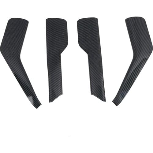 Fit for Ford Explorer U625 2020 2021 Car Accessories Interior Decoration ABS Carbon Door Side Inner Armrest Cover Trim
