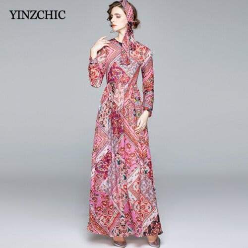 Chiffon Woman Fall Dress O-neck Female Boho Style Maxi Skirts Slim A-line Long Party Dresses for Womman Sash Waisted Beach Dress