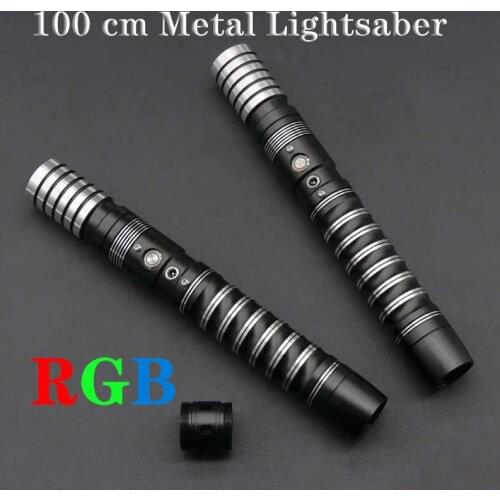 Color Changing 11 Color Lightsaber YQ- Huang Dou -100 Cm 12w Super Bright Light and Heavy Two-tone Foc Locking Metal Handle