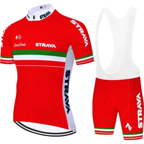 Strava Camisa Cycling Jersey Set Short Masculino Bike Clothing Bermuda Masculina Equipamento Homem Ciclismo Fietskleding Heren