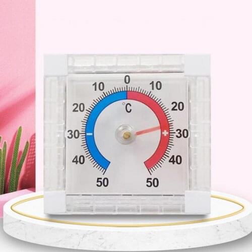 Window Dial Thermometer Indoor Outdoor Temperature Thermometer Wall Garden Home Graduated Disc Temperature Monitor
