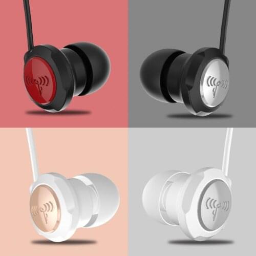 P1 3.5mm Universal Cable Controlled Wired In-ear Heavy Bass Earphone with Mic For Huawei Xiaomi Redmi Samsung Phone Headphones