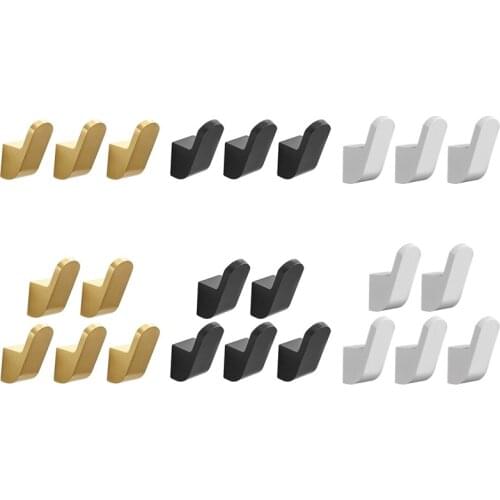 Aluminium Alloy Clothes Bag Hanger Kitchen Storage Hooks Towel Hook for Bathroom Accessories Hooks