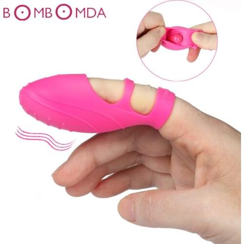 Waterproof Dancer Finger Sleeve Vibrator Soft Silicone G-Spot Clitoral Stimulator Massager Vibmax Dancing Finger Sleeve Sex Toy