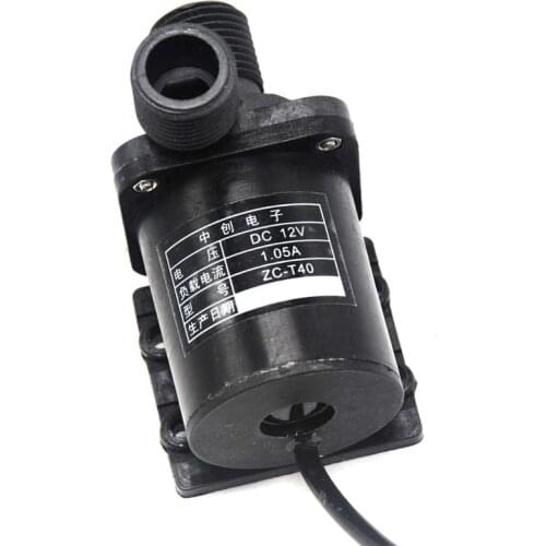 12V ZC-T40 Water Pump Solar Water Heater Circulating Pump DC Submersible Pump Brushless Miniature Magnetic Oil Pump