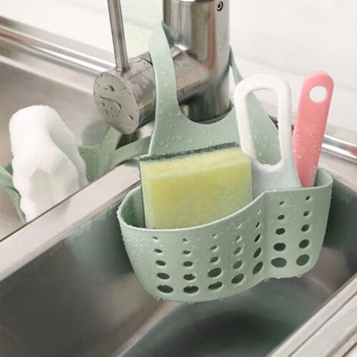 1pcs Storage Rack Kitchen Dishing Cloth Sponge Bag Sink Holder Soap Portable Home Hanging Drain Bag Basket Bath Storage Tools
