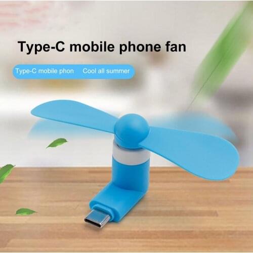 1pc Mini Usb Fan Flexible Bendable Portable Hand Fan Computer Summer Gadget Type C Fan Summer Gadget Вентилятор