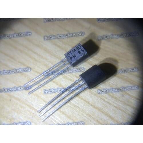 100PCS/LOT BT149D BT149G BT149 TO92 Thyristors logic level 0.8A, 600V(400V), SCR