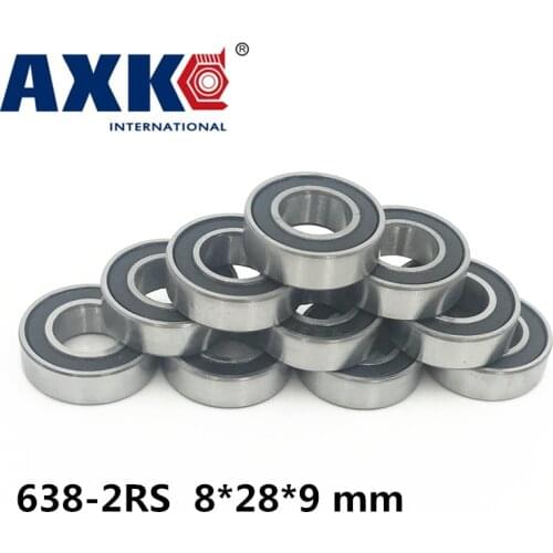 2021 Real Rolamentos Factory Direct Sale 638 638rs 638-2rs 80038 8*28*9 Mm High Quality Deep Groove Ball Bearing 10pcs/lot