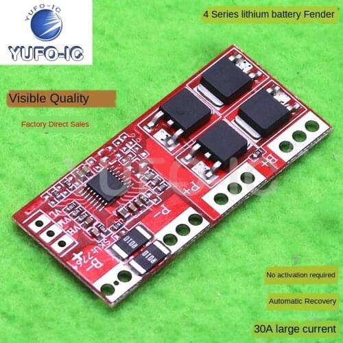 Free Ship 1PCS 4-String Lithium Battery Fender No Need to Activate Automatic Recovery 14.8v 16.8v 30A High Current