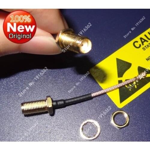 50 pcs\lot 5 cm RG178 Extension Cable Straight SMA Jack (Female Pin) to uFL/u.FL/IPX/IPEX Connector Pigtail Cable Free Shipping