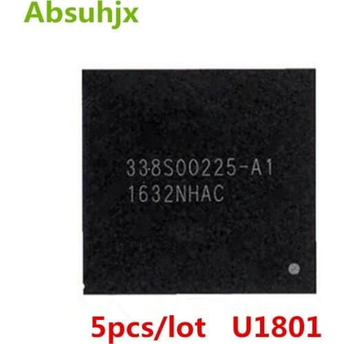 Absuhjx 5pcs U1801 Main Power ic for iPhone 7 Plus 338S00225-A1 Big Power Management PMIC