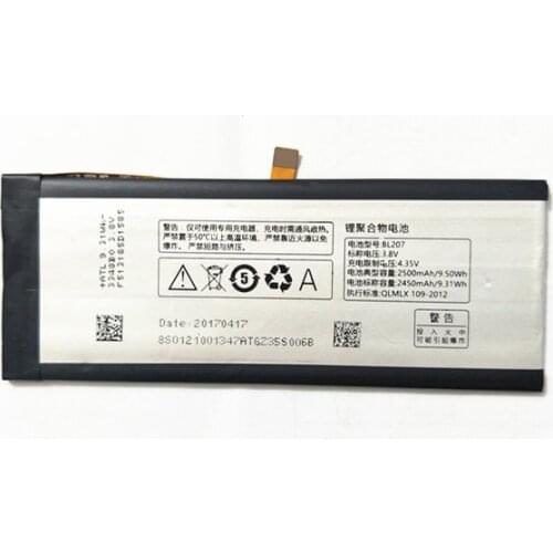 AZK NEW BL207 2500mAh Battery Replacement For Lenovo K900 Cell phone lenovo k900 battery +Tracking Number