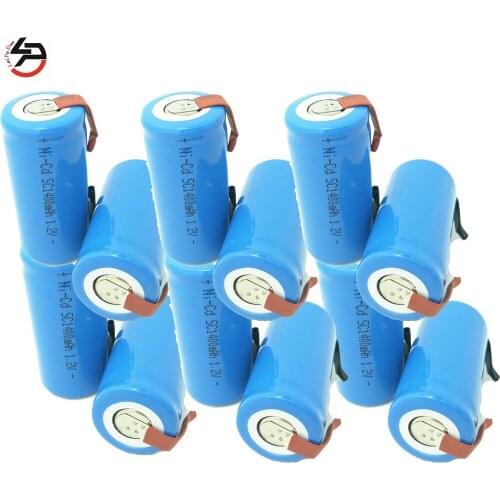 Laipuduo 12pcs NI-CD SC1400mah Rechargeable batteries accumulator power bank 1.2v SC power bank 1400mah SC accumulator