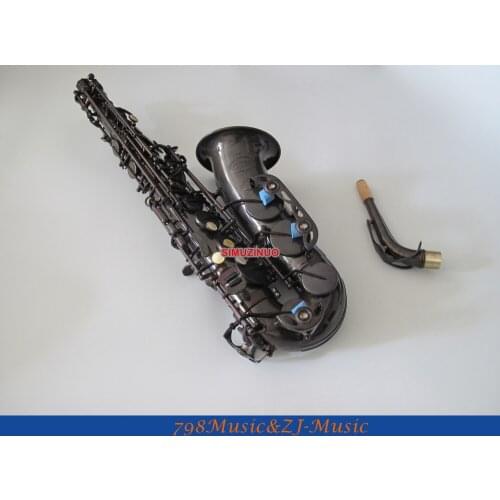 NEW Antique Bronze Eb Alto Saxophone Abalone shell key High F# sax new