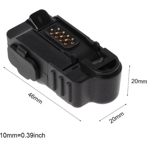 Audio Audio Adapter Connector for Motorola XiR P6600 P6628 XPR3500 DEP550 MTP3550 MTP3500 MTP3250 MTP3100 MTP3200 Walkie Talkie