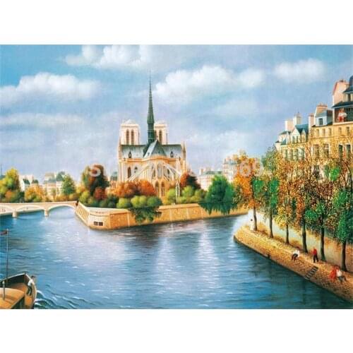 Free shipping home decoration reproduction scenery printed oil painting on canvas WK-- (262)