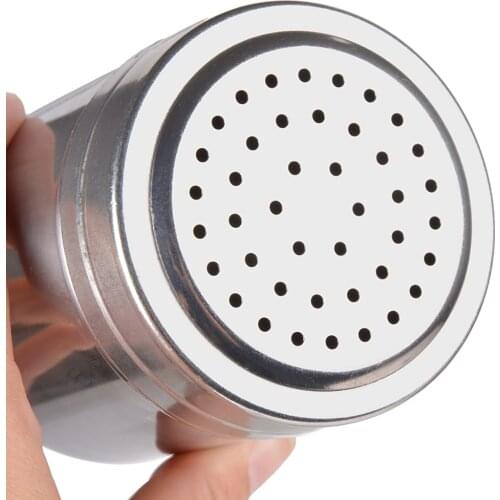 Seasoning Bottle Stainless Steel Spice Bottle Seasoning Shaker Spice Shaker Multi-purpose Spice Pepper Seasoning Can Coxeer