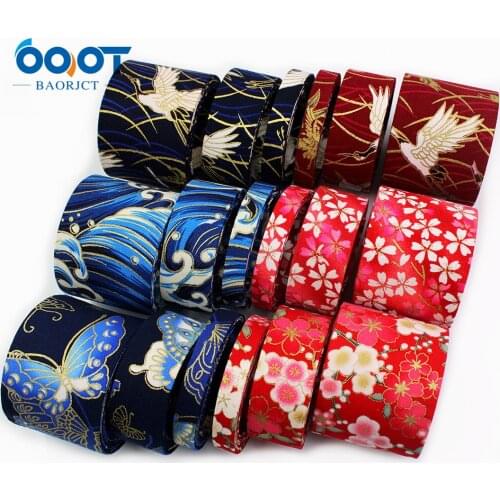Double-Sided Japanese Style Plaid Fabric Webbing 5Yards Bow Cap DIY Clothing Accessories Party Gift Packaging L-201126-1386