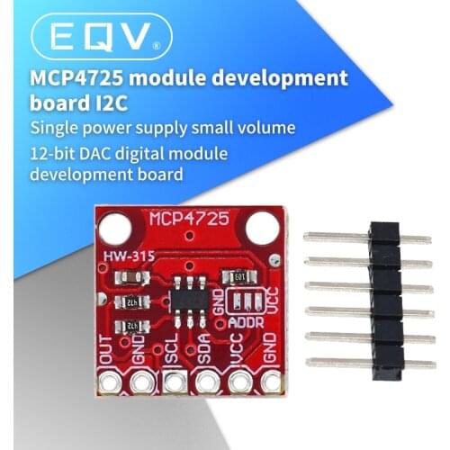 MCP4725 I2C DAC Breakout module development board