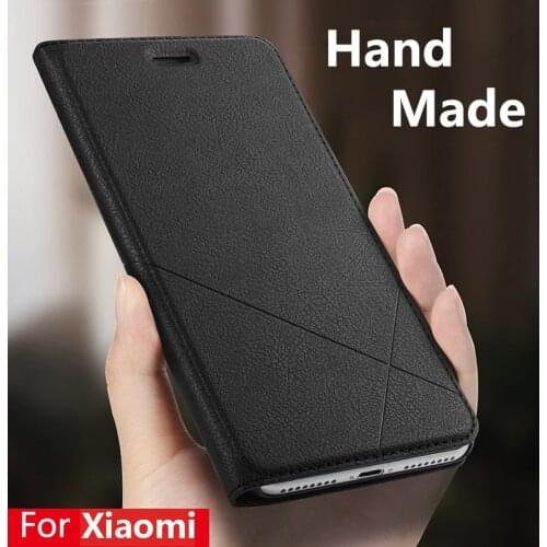 Hand Made For Xiaomi Redmi Note 4 & Redmi Note 4x Leather Case Fashion PU Flip Cover Card Slot Stand