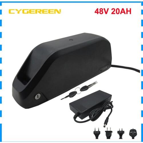 Down tube battery 48V 20AH 500W 750W 1000W 48V 25AH lithium battery Pack with 30A BMS BBS02 BBS03 BBSHD motor