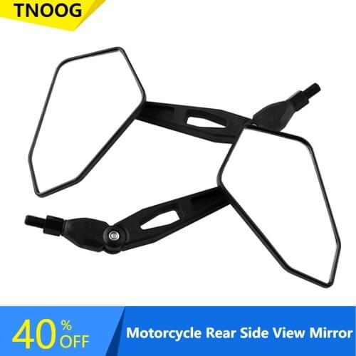 TNOOG Motorcycle Accessories Rear Side View Universal Rear Mirror 10mm for Triumph Bonneville Speed Triple Street Triple Tiger