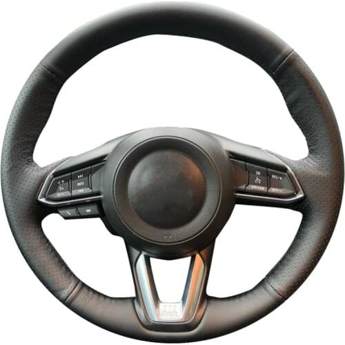 Custom Original DIY Car Steering Wheel Cover For Mazda CX-3 CX3 CX-5 CX5 2017 2018/artificial Leather Braid For Steering WheeI