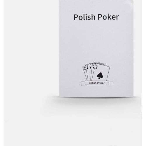 Polish Poker (Gimmicks and Online Instructions) by Michal Kociolek,Magic Close Up Illusions Accessorie,Magic tricks,Props