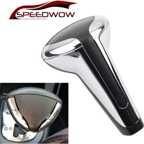 SPEEDWOW Car Gear Shift Knob Lever Shifter Chromed Shifter Lever Knob For Peugeot 307 For Citroen C4 Triumph Sega