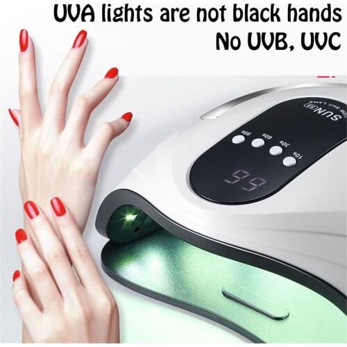 UV Lamp Nail Dryer UV Led Lamp 120W Lamp Manicure UV Led Nail Lamp Drying Nails Drying Gel Lamp Manicure Fingernails Nail Dryers