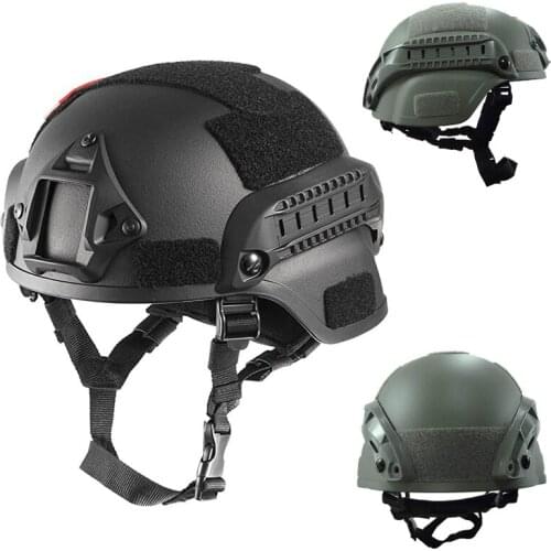 Militar casco Airsoft militar táctico MICH 2000 casco equipo al aire libre ligera rápido Paintball CS SWAT en proteger el equipo