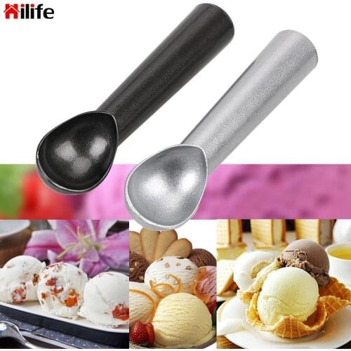 Frozen Yogurt Cookie Dough Ball Spoon Non-Stick Anti-Freeze Ice Ball Maker Aluminium Alloy Ice Cream Scoop