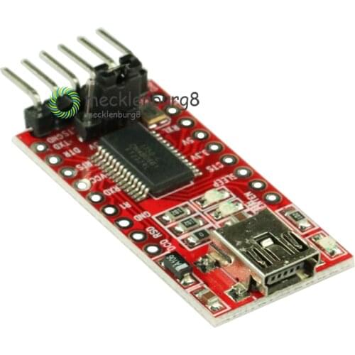 5 pieces. FT232RL FT232 FTDI USB 3.3V 5.5V to TTL Module Serial Adapter for Arduino Mini Ports and Connectors FT232RL Board