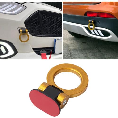Car Auto Trailer Tow Hook Ring/Triangle Style Front Rear Decorative Tow Hook Auto Exterior Styling Accessories