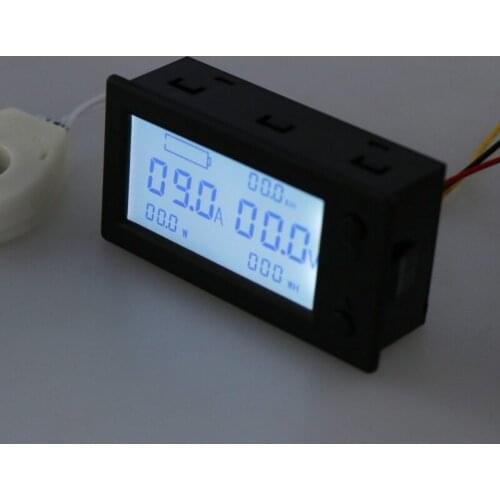 DC300V 100A 200A 400A Hall Effect Coulometer Digital Voltmeter Ammeter Sensor